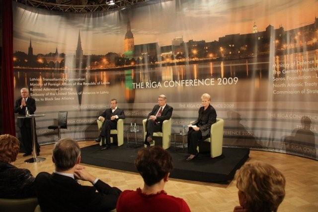 The President Calls For Joint Action To Ensure Baltic Security