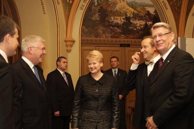 The President Calls For Joint Action To Ensure Baltic Security