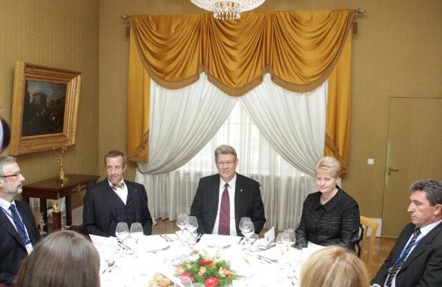 The President Calls For Joint Action To Ensure Baltic Security